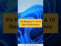 Download Lagu Fix Windows 10/11 Slow Performance