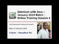 Selenium WebDriver with Java - Jan24 Batch