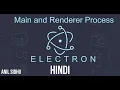 Electron js tutorial in Hindi Main and Render Process