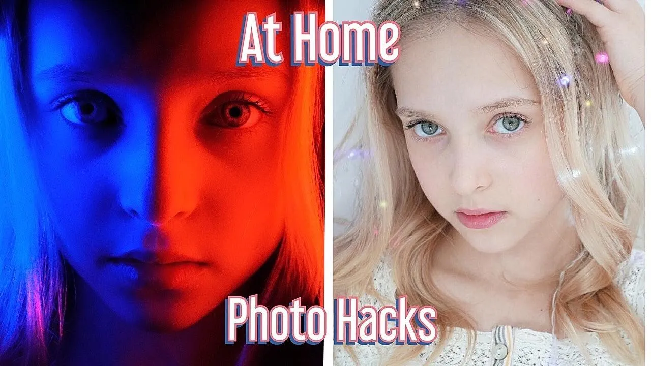 At Home Photo Hacks! Boredom Busters with Lilly K! #stayhome #withme #athome