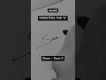 Signature for S | Sara S | SBtellME Calligraphy and Handwriting #shorts