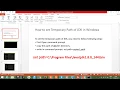 How to set Temporary Path - JDK in Windows For Absolute Beginners