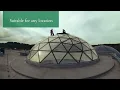Geodesic Dome Assembly Time-Lapse