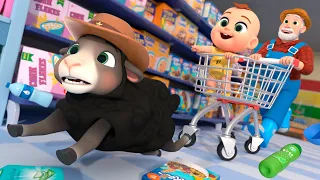 Baa Baa Black Sheep Goes Shopping | Nursery Rhymes & Kids Songs