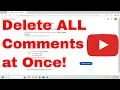 How to Delete ALL YouTube Comments at Once - Quick and Easy 2026
