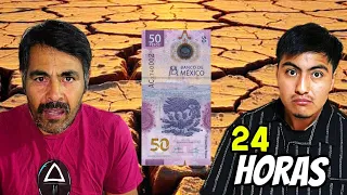 SOBREVIVIENDO 24 HORAS CON $50 PESOS 