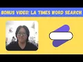LA Times Word Search December 24 2025