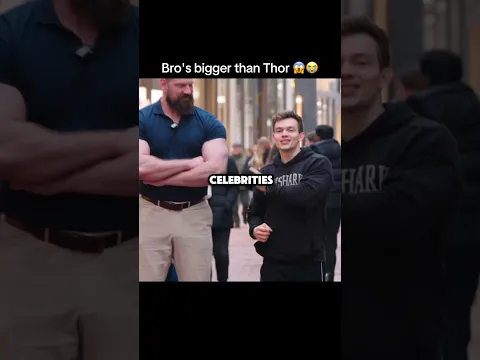He is so tall