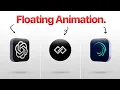 Realistic floating animation by just using alight motion