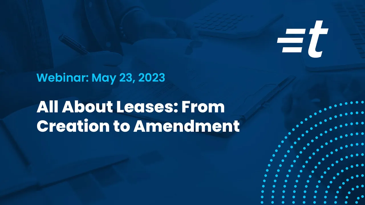All About Leases: From Creation to Amendment (Session 1) | A TurboTenant Webinar