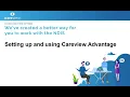 Setting up and using Careview Advantage