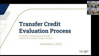 Registrar Webinar Transfer Credit Evaluation Process