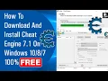 How To Download And Install Cheat Engine On Windows 7 100 Free October 2020