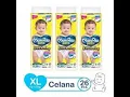 MAMYPOKO PANTS EXTRA KERING POPOK BAYI MODEL CELANA UKURAN XL26