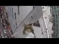 580 Ironworkers Setting panels with GoPro on the Crane hook