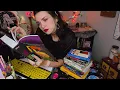 ASMR Librarian Inspects books Typing Page Turning Semi - Unintelligible Whispering 45 Minutes