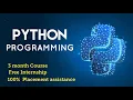 Python Python Malayalam course 3 month course Internship Placement Avodha Edutech