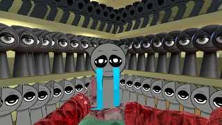 Helping Original Sprunki Baby Gray Find His REAL Original Sprunki Gray Dad in Gmod Hotel
