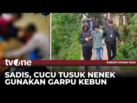 Nenek Tewas Ditusuk Cucu Pakai Garpu Besi Untuk Berkebun
