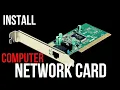 How to install Network Card How to Attach LAN Card in Desktop CPU Installing lan Card in Desktop