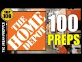 Top 100 Preps to Buy at THE HOME DEPOT