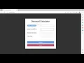 Discount Calculator in JavaScript With Source Code CodingWithRohani
