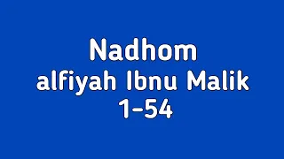 Download belajar nadhom alfiyah Ibnu Malik 1-54 MP3