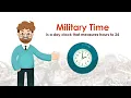 Military Time Conversion How To Read