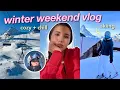 COZY WINTER WEEKEND IN MY LIFE 2025 *skiing, baking, chill vlog*