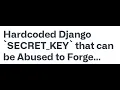 Django Tutorial Safeguarding Django Secret Keys for Security