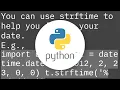 Convert datetime object to a String of date only in Python