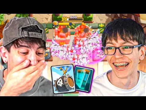 Video Thumbnail: 2VS2 TROLL CON THIAGO EN CLASH ROYALE (en 2025)