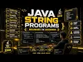 Java Basic String Programs Convert Uppercase in strings Explained Step-by-Step java 500