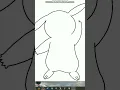 Draw pokemon pikachu using python turtle in tamil