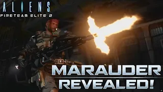 Aliens Fireteam Elite 2 Marauder Class Breakdown Rocket Launcher Flamethrower Titan Rockets