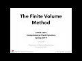 11. The Finite Volume Method (FVM)