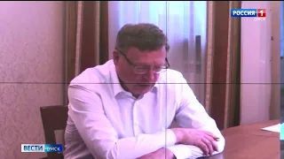 Александр Бурков в режиме видеосвязи пообщался с главой Исилькульского района