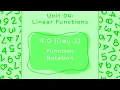 Lesson 4 0 Day 2 Function Notation - Algebra 1