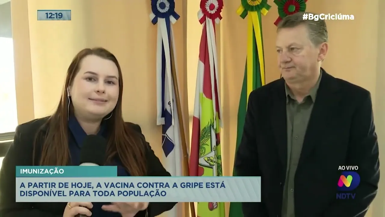 Vacina contra a gripe é liberada para todos os públicos em Criciúma