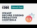 OWASP Secure Coding Proactive Controls