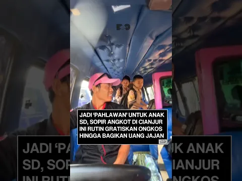 “Bos Kecil Cianjur”, Sopir Angkot Penolong Anak Sekolah #angkot #anaksekolah #inspiration