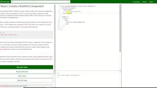 REACT Create a Stateful Component 12