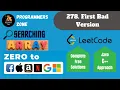 278 First Bad Version Zero to FAANG Searching in Arrays Leetcode