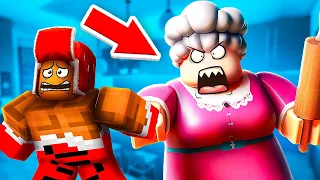 Попробуй СБЕЖАТЬ от ЧОКНУТОЙ БАБУЛИ в Роблокс 