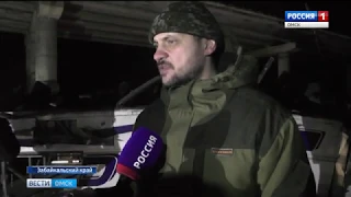 В Забайкальском крае пассажирский автобус упал с моста в реку