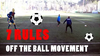 Download 7 RULES - OFF THE BALL MOVEMENT | BASICS OF FOOTBALL/SOCCER MP3