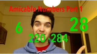 Amicable Numbers Part 1 - Coding Challenge 1