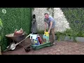 Bernini Folding Lightweight Garden Wheelbarrow on QVC