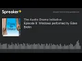 Episode 9 Windows performed by Eden Brolin