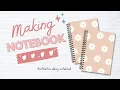 How i make notebook for small business cute packaging Daisy notebook